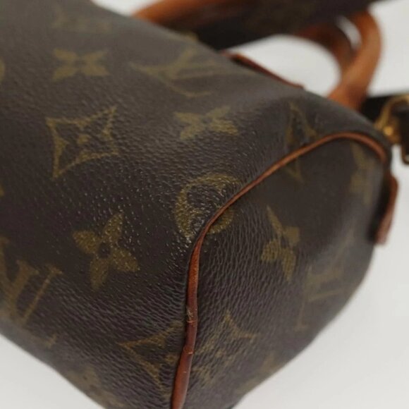 LOUIS VUITTON Monogram Mini Speedy Hand Bag M41534 LV Auth 129715 - Picture 4 of 16